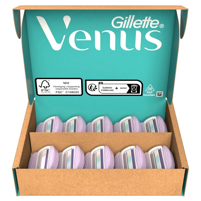 Gillette Venus Comfortglide Breeze náhradní hlavice 10 ks