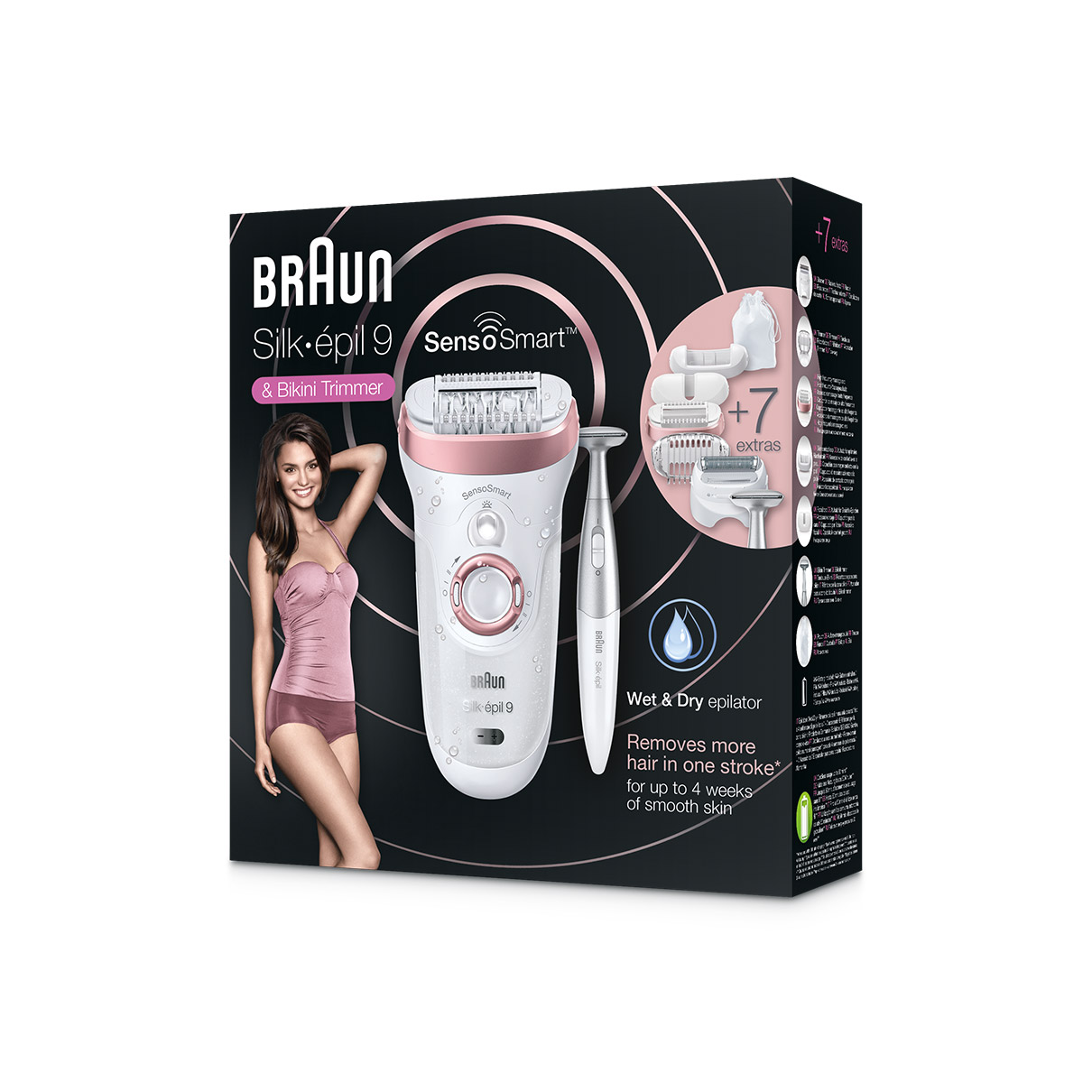 Braun Silk épil 9 9-890 SensoSmart Wet&Dry epilátor - POŠKOZENÝ OBAL