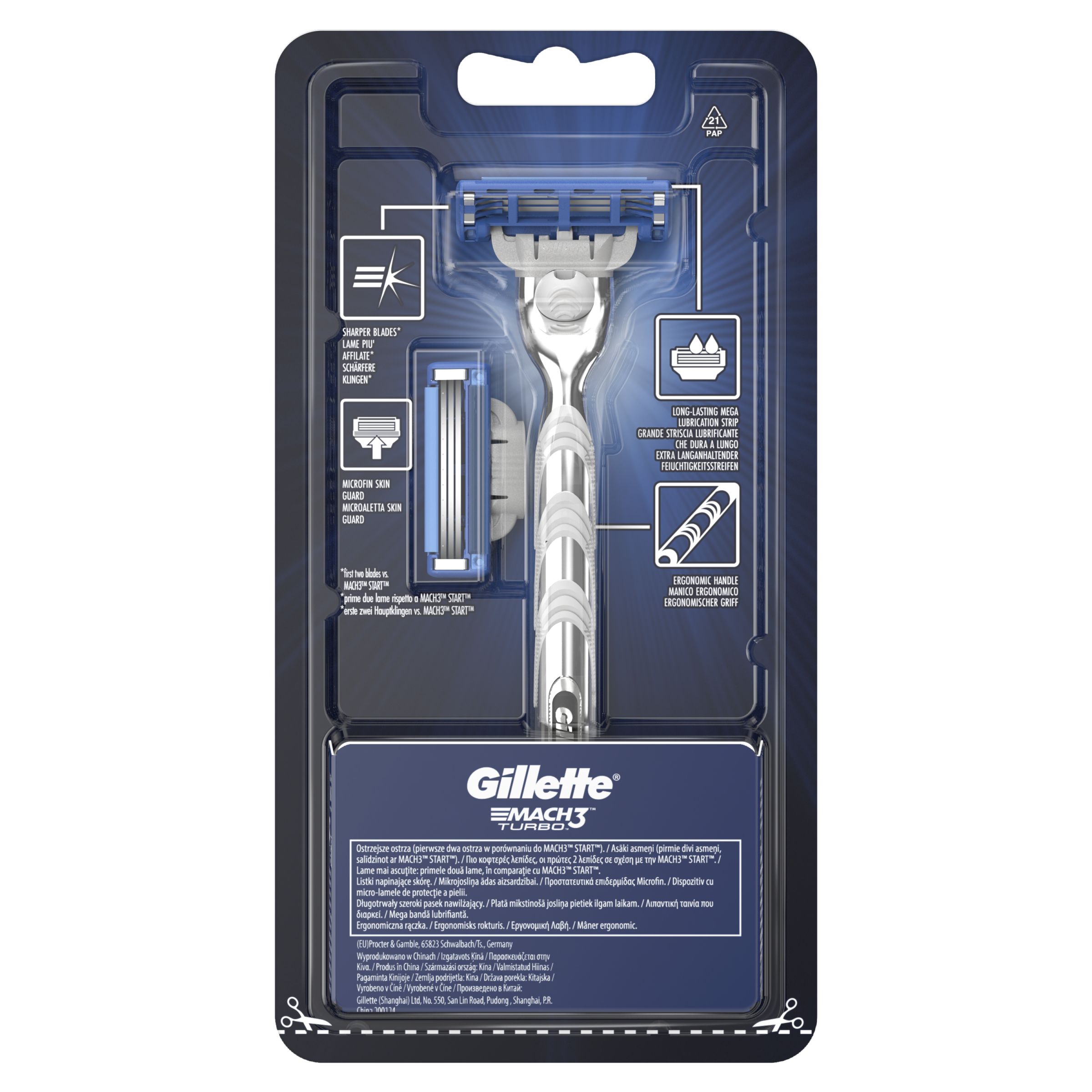 Gillette Mach 3 Turbo holicí strojek