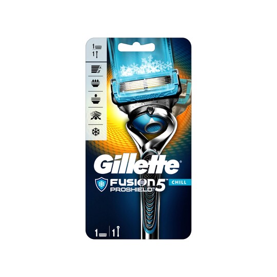 Gillette Fusion FlexBall ProShield Chill holicí strojek s držákem