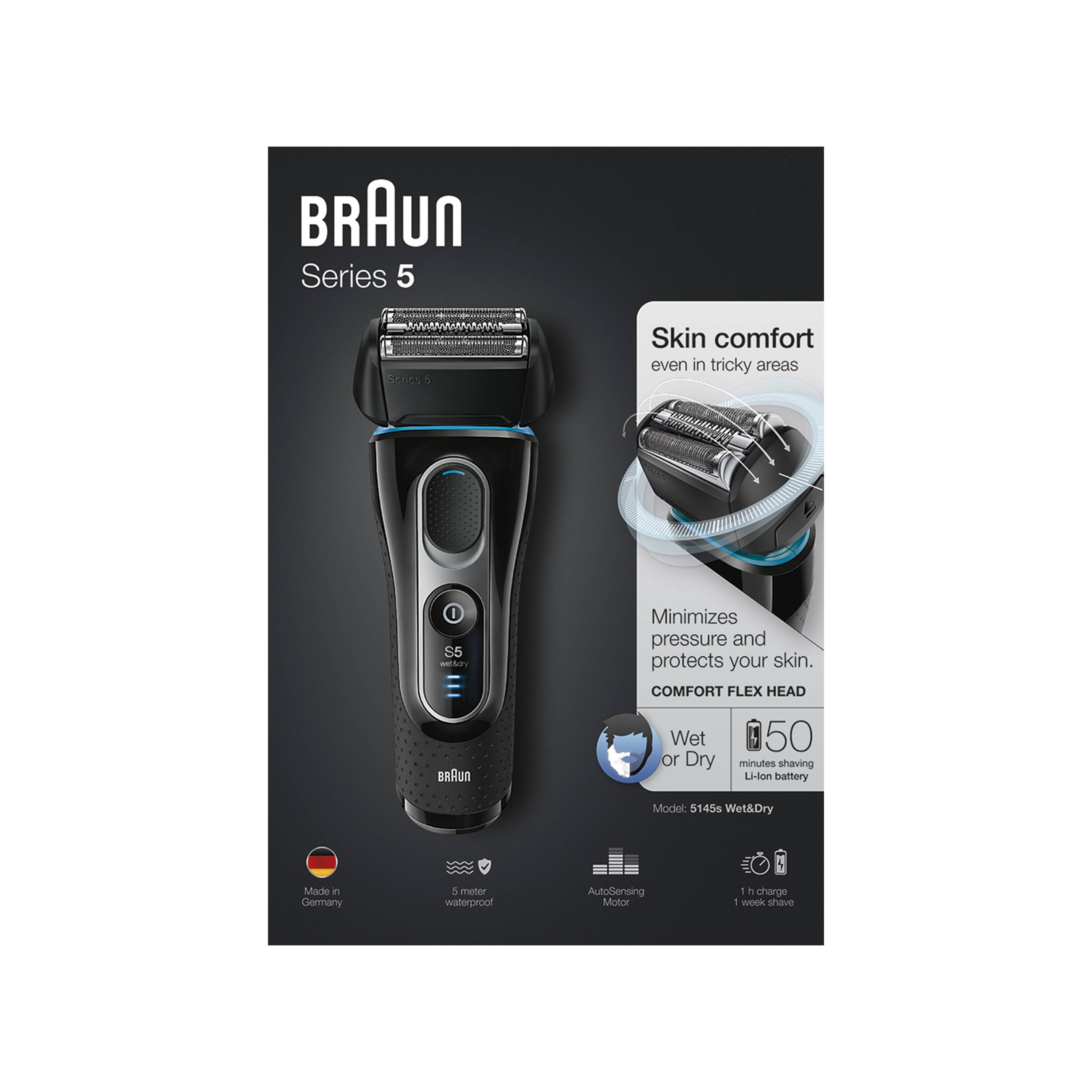Braun Series 5 5145s Wet&Dry holicí strojek