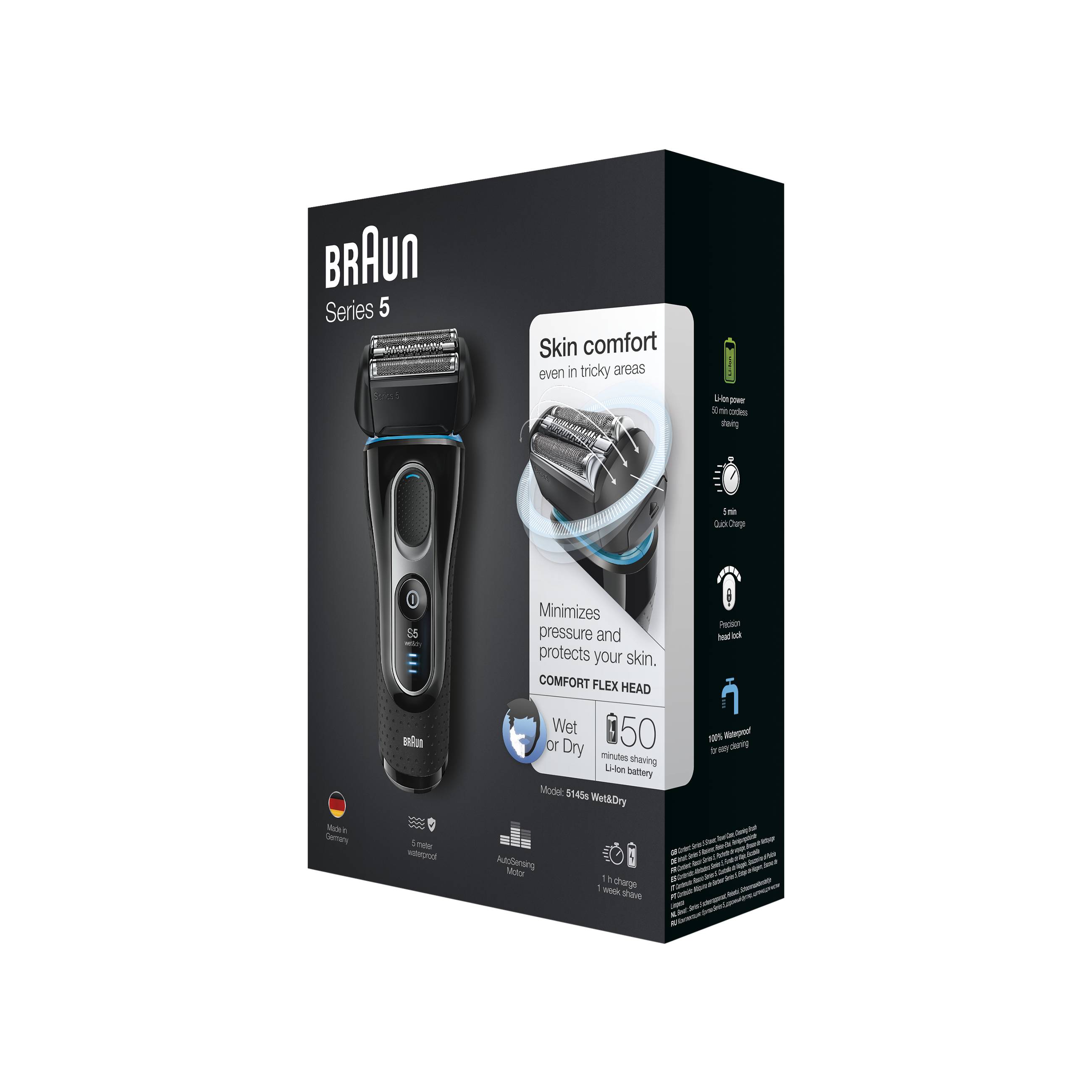 Braun Series 5 5145s Wet&Dry holicí strojek