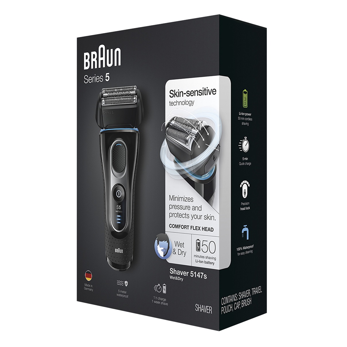 Braun Series 5 5147s Wet&Dry holicí strojek