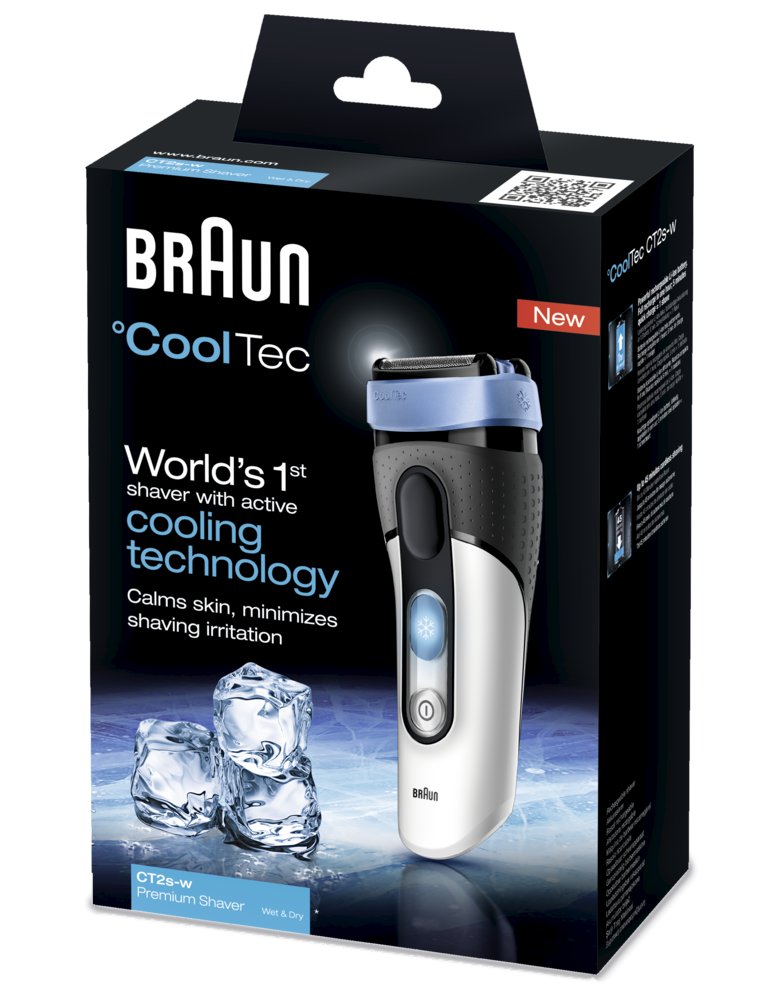 Braun CoolTec CT2 S Wet&Dry BÍLÝ holicí strojek