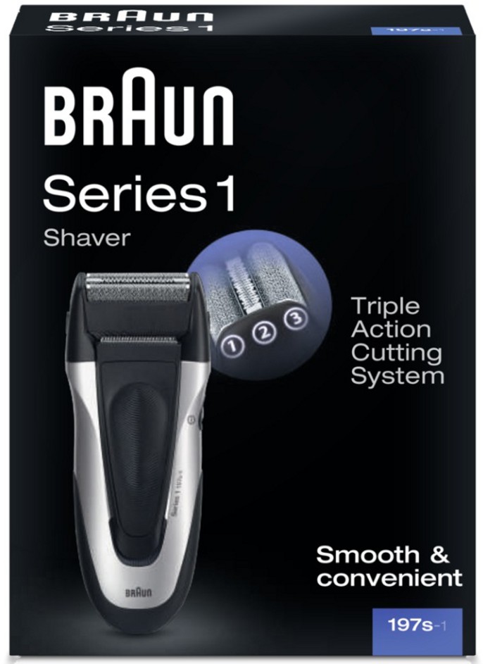 Braun Series 1-197s-1 STŘÍBRNÝ holicí strojek