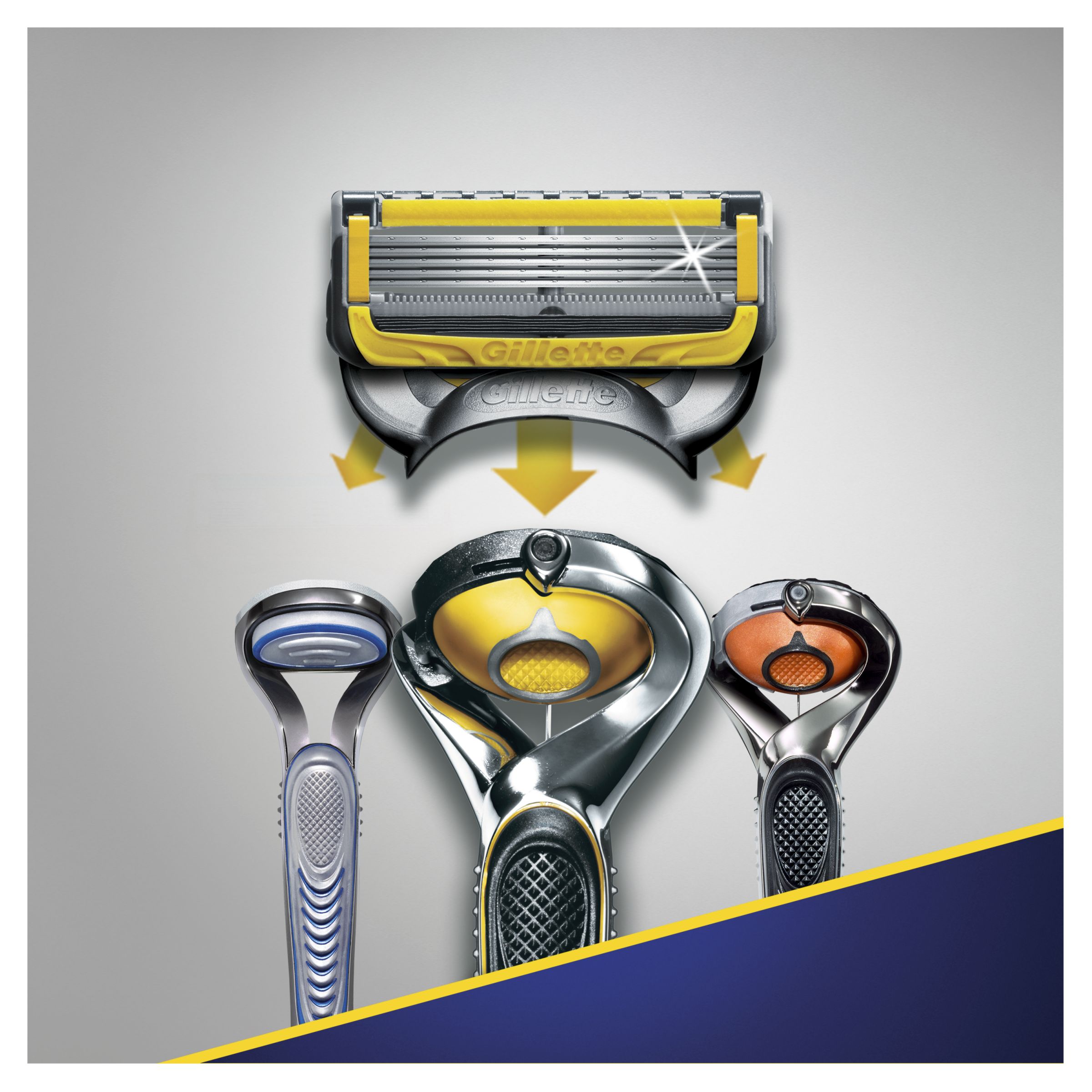 Gillette Fusion 5 ProShield náhradní hlavice 4 ks