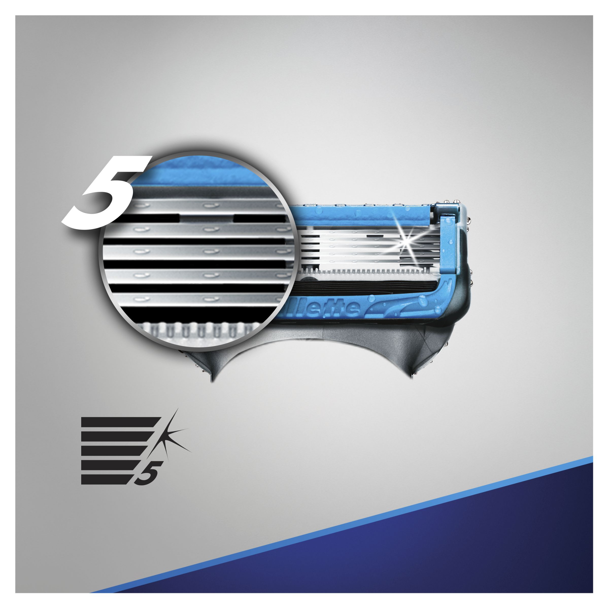 Gillette Fusion 5 ProShield Chill náhradní hlavice 4 ks