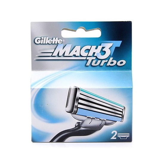 Gillette Mach3 Turbo náhradní hlavice 2 ks