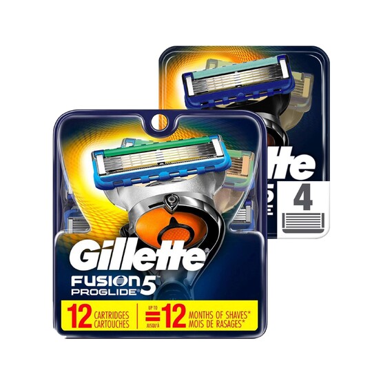 Gillette Fusion ProGlide Manual náhradní hlavice 12 ks + 4 ks