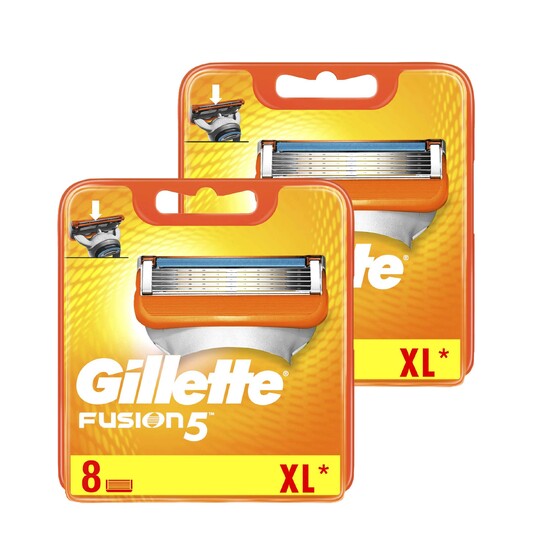 Gillette Fusion Manual  náhradní hlavice 8 ks + 8 ks