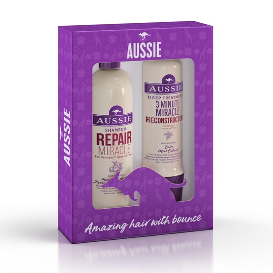 Aussie Repair Miracle šampón 300 ml + balzám 250 ml