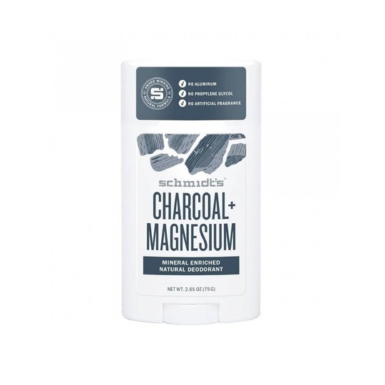Schmidt's Charcoal + Magnesium tuhý deodorant 58 ml