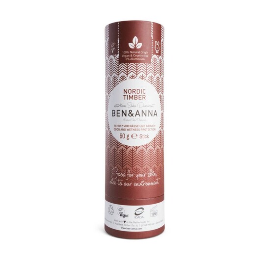 Ben & Anna Nordic Timber tuhý deodorant 60 g