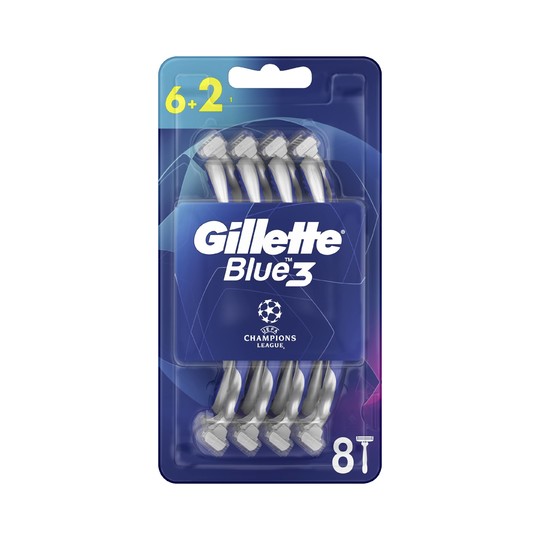 Gillette Blue3 jednorázová holítka 8 ks