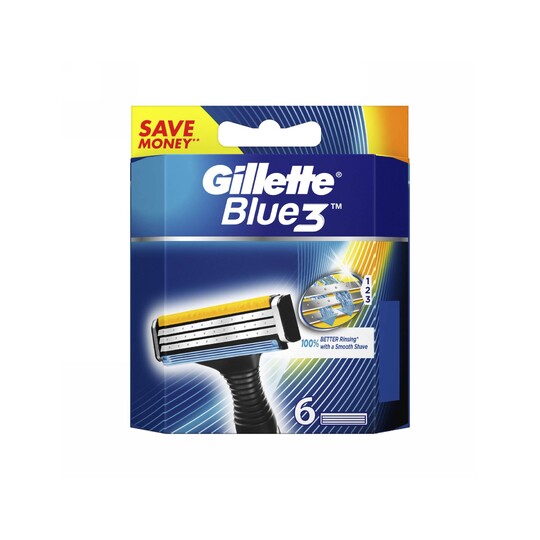 Gillette Blue3 náhradní hlavice 6 ks