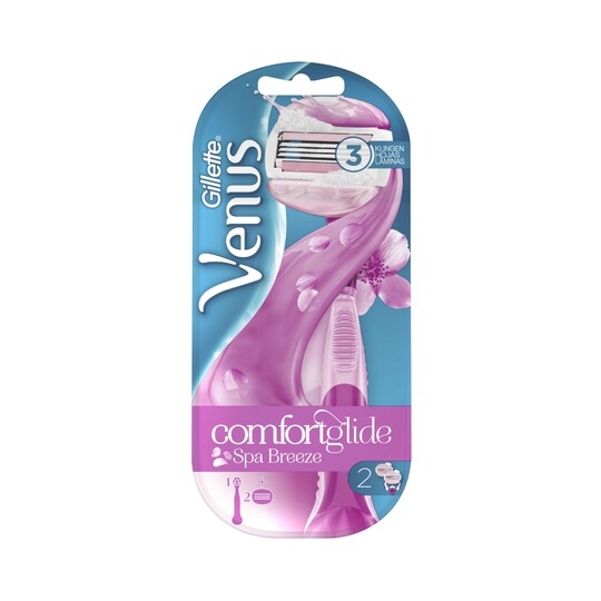 Gillette Venus ComfortGlide Spa Breeze holicí strojek + 2 hlavice