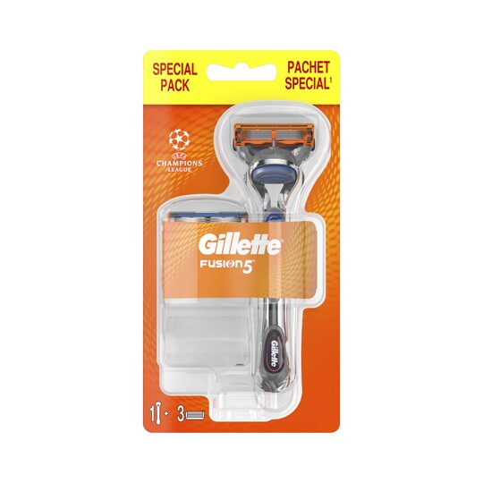 Gillette Fusion 5 Starter Pack holicí strojek + 3 hlavice