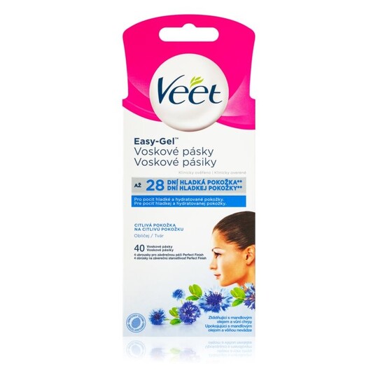 Veet Wax Strips Face Sensitive Skin depilační pásky 40 ks