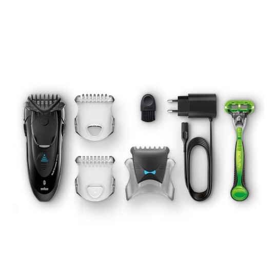 Braun MultiGroomer MG5050 víceúčelový zastřihovač + Gillette Body Razor