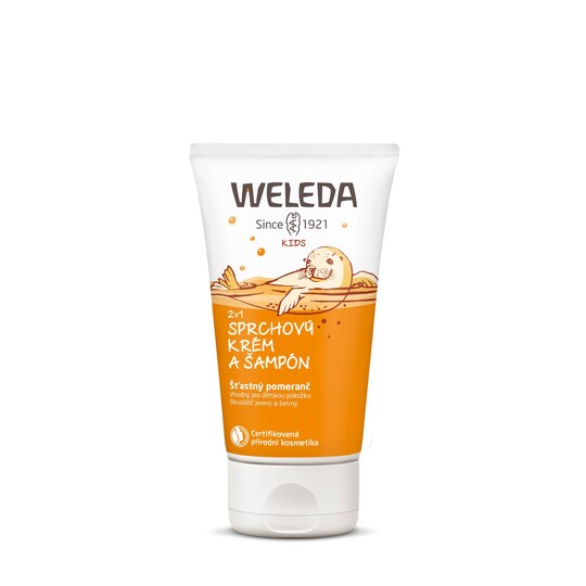 Weleda Kid Orange dětský sprchový krém a šampon 150 ml