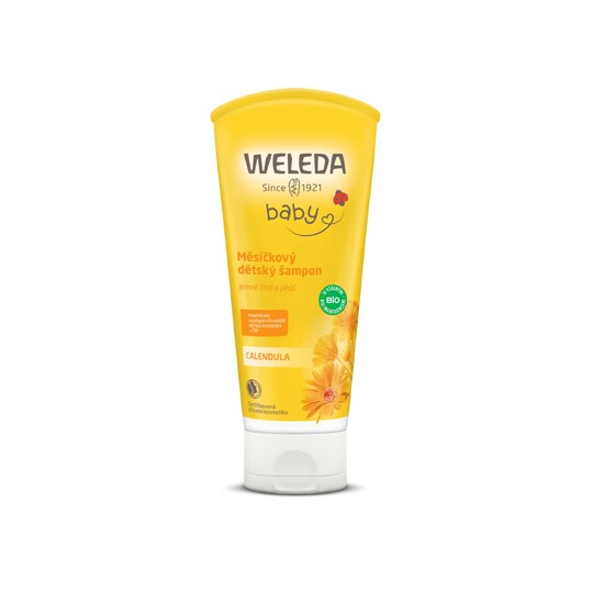 Weleda Baby Calendula dětský sprchový gel a šampon 200 ml