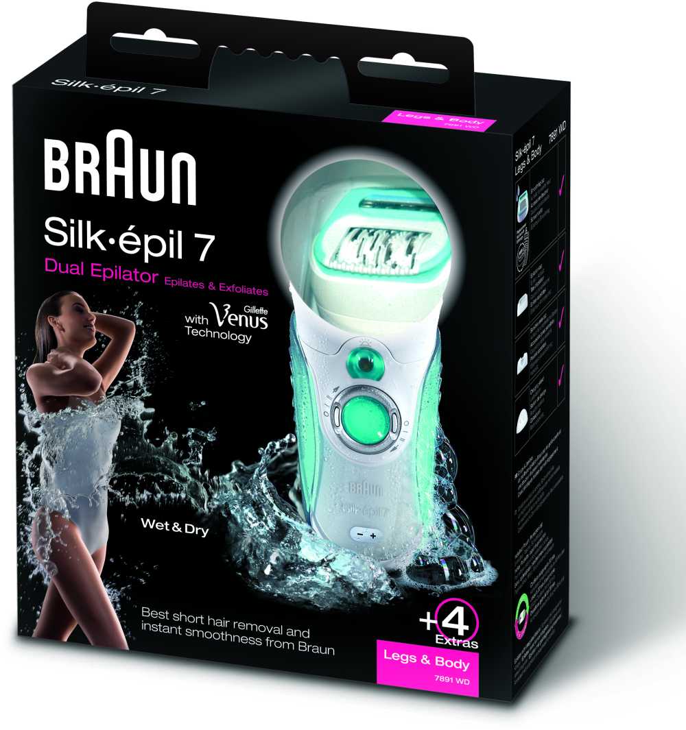 Braun Silk épil 7 7891 Wet & Dry Dual epilátor