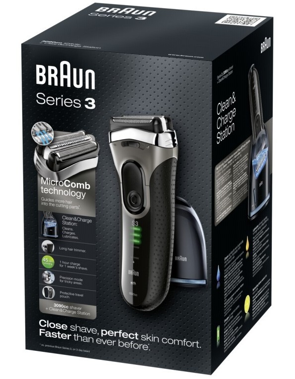 Braun Series 3-3090cc holicí strojek - ROZBALENÉ ZBOŽÍ