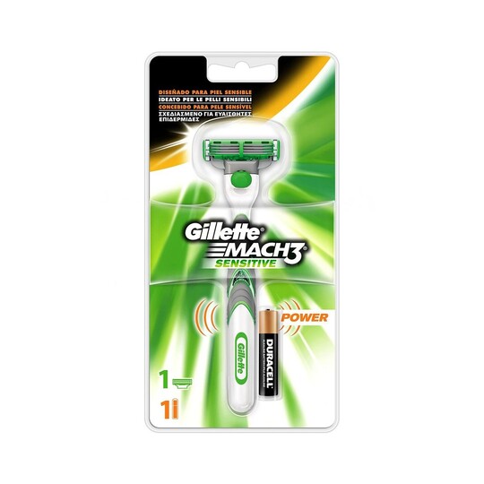 Gillette Mach 3 Sensitive Power holicí strojek