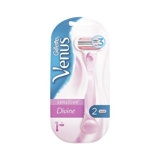 Gillette Venus Divine Sensitive holicí strojek + 2 hlavice