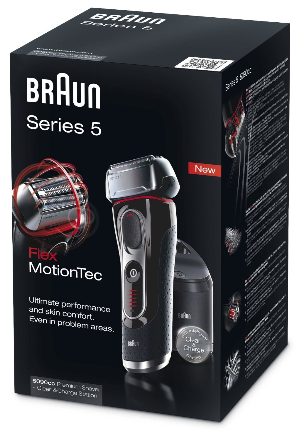 Braun Series 5-5090 CC Flex MotionTec holicí strojek - ZÁNOVNÍ