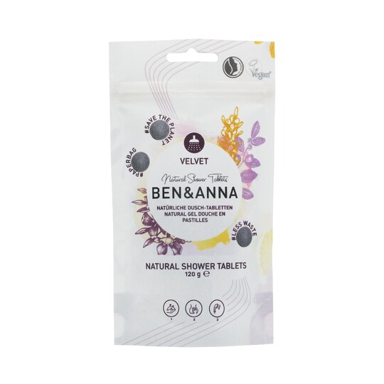Ben&Anna Velvet sprchový gel v tabletách 24 ks