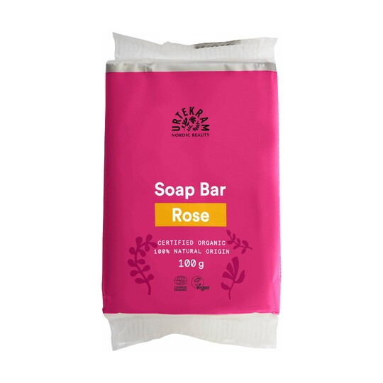 Urtekram Soap Bar Rose tuhé mýdlo 100 g