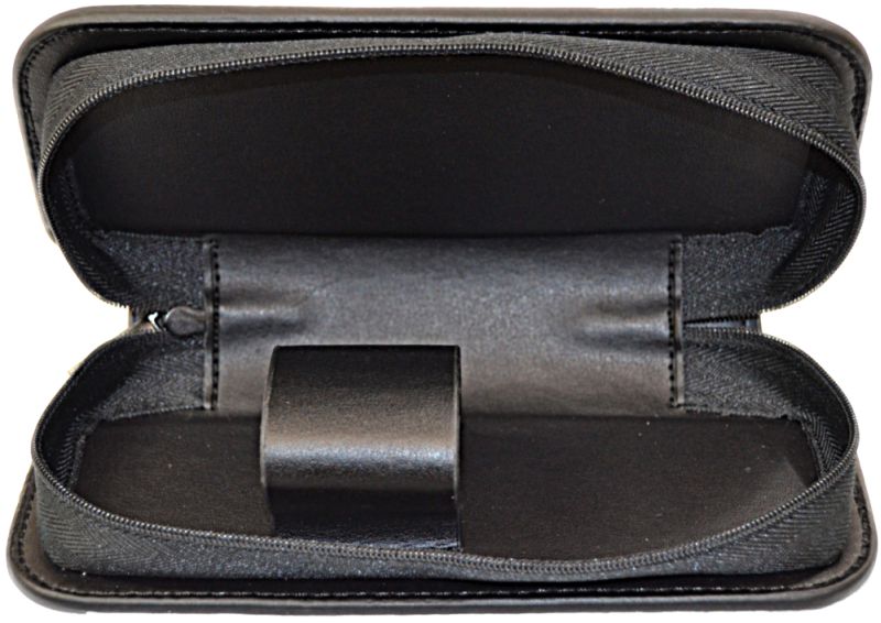 Braun prémiové kožené cestovní pouzdro na zip pro holicí strojek Serie 7