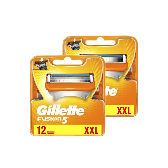 Gillette Fusion 5 náhradní hlavice 12+12 ks