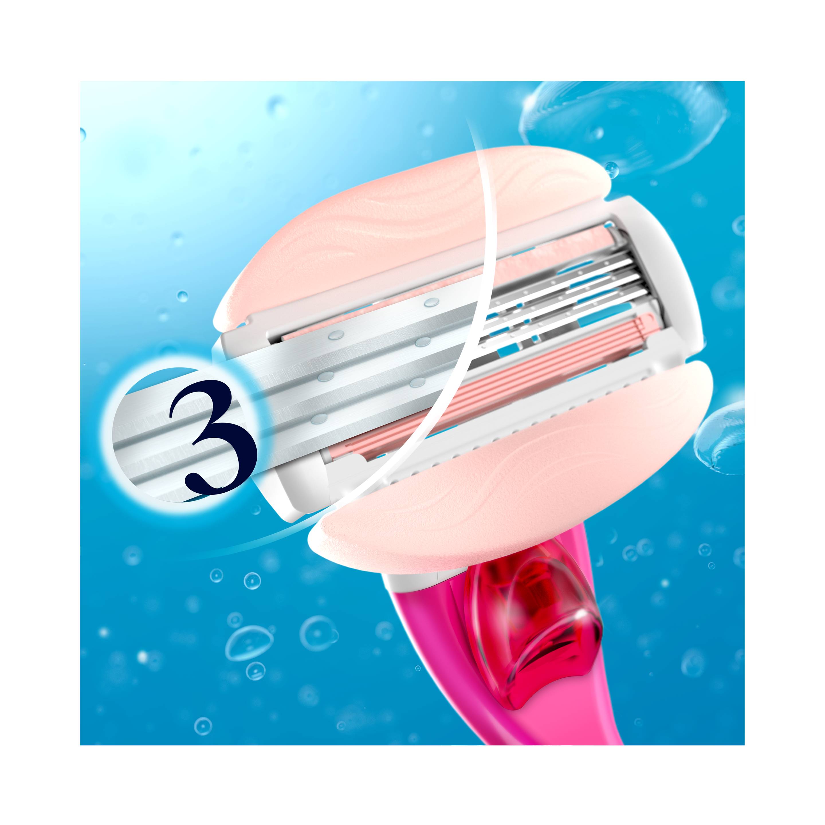 Gillette Venus Breeze ComfortGlide Spa holicí strojek + 3 hlavice