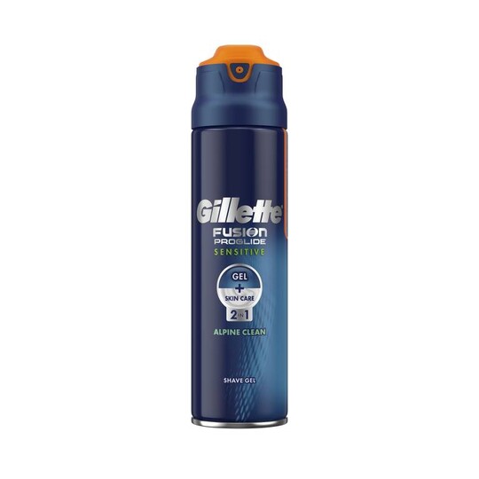 Gillette Fusion ProGlide Alpine Clean gel na holení 170 ml