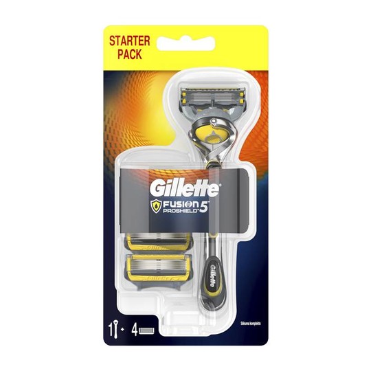 Gillette Fusion 5 ProShield FlexBall holicí strojek + 4 hlavice