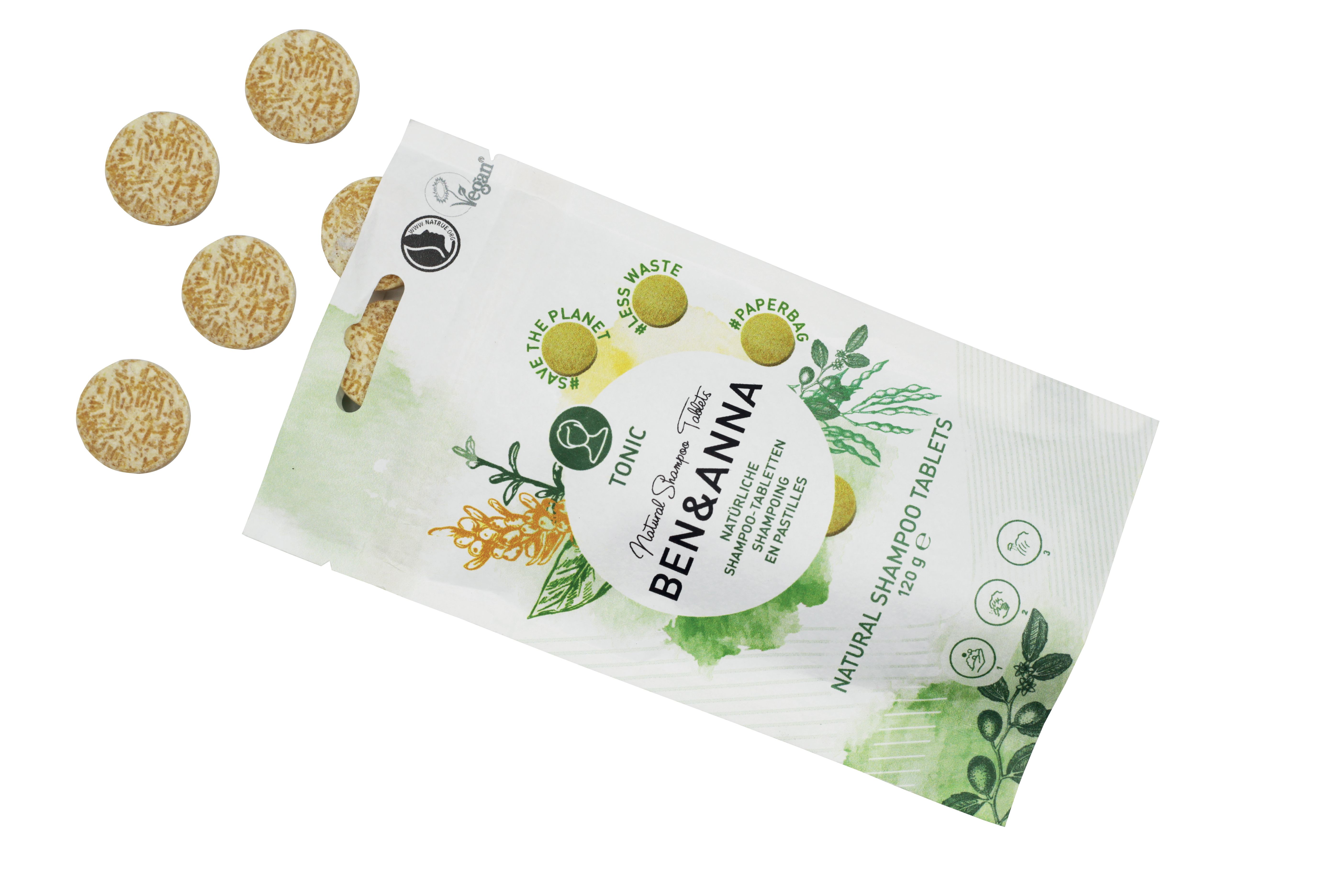 Ben&Anna Tonic šampon v tabletách 24 ks