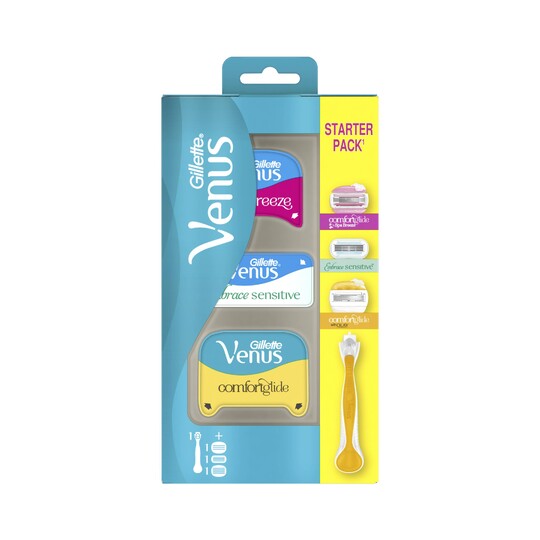 Gillette Venus Starter Pack holicí strojek + 3 hlavice