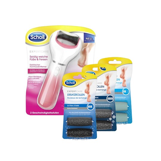 Scholl Expert Care Pink + mix náhradních hlavic