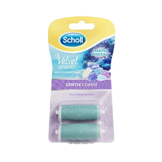 Scholl Velvet Smooth Pedi Gentle Wet&Dry náhradní hlavice, 2ks