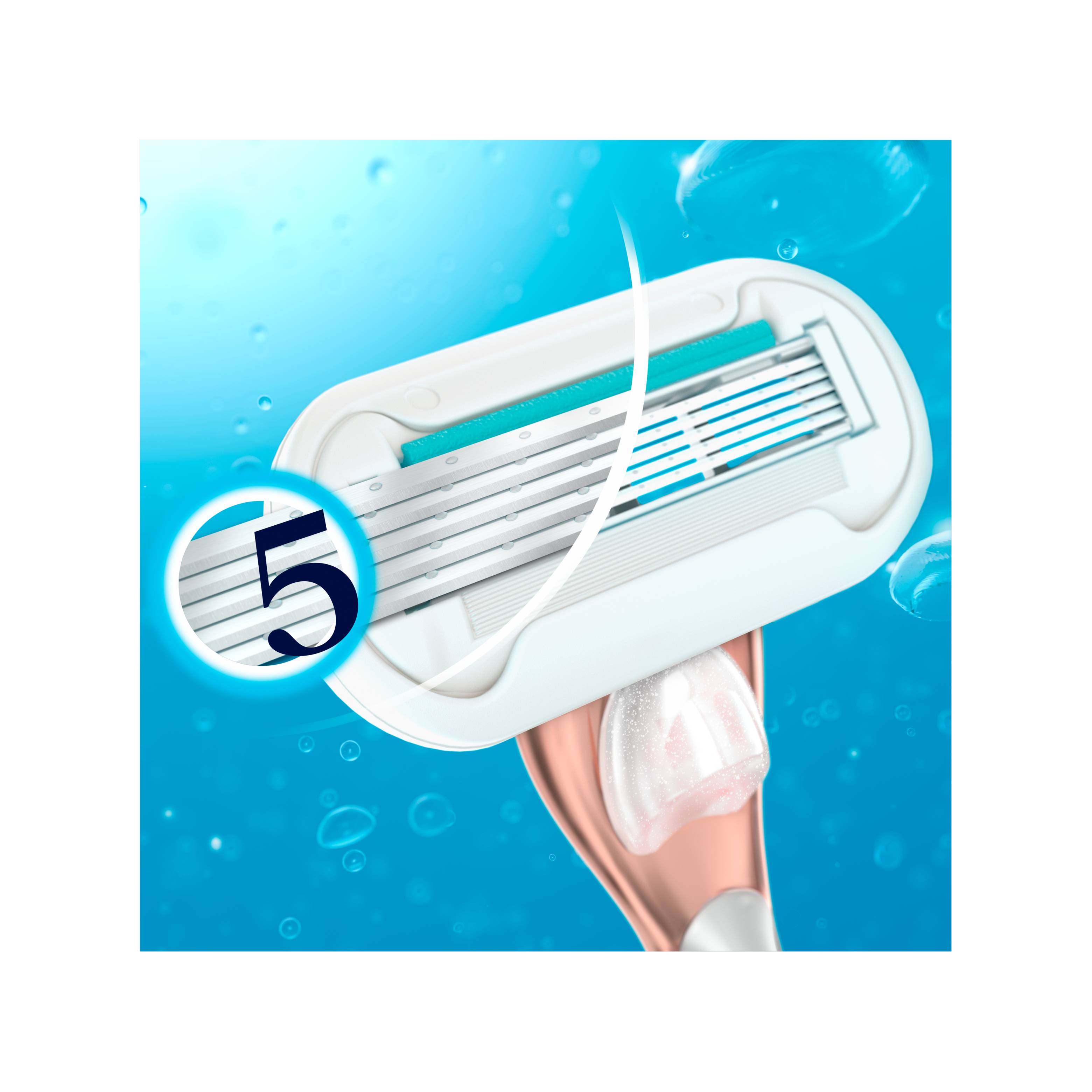 Gillette Fusion Manual + Gillette Venus Platinum Rosegold valentýnská sada