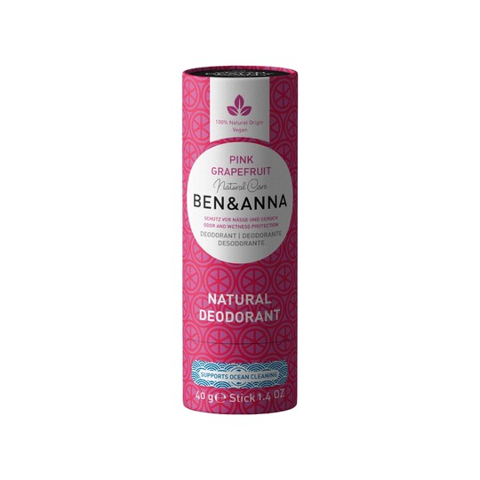 Ben&Anna Pink Grapefruit tuhý deodorant 40 g