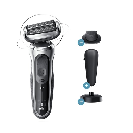 Braun Series 7 4200cs Silver Wet&Dry holicí strojek