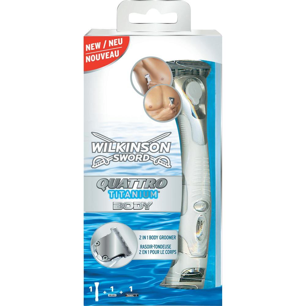 Wilkinson Quattro Titanium Body holicí strojek