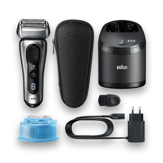 Braun Series 8 8457cc Silver Wet&Dry holicí strojek