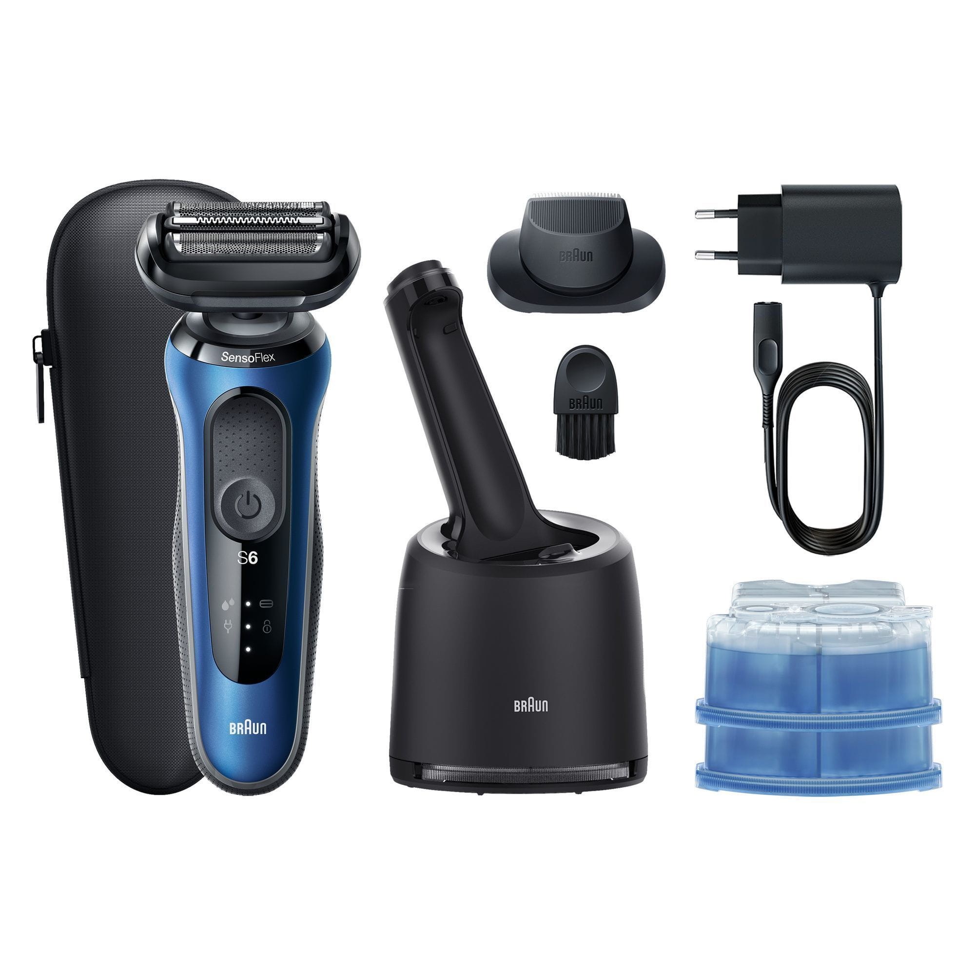 Braun Series 6 61-B7200cc Blue Wet&Dry holicí strojek