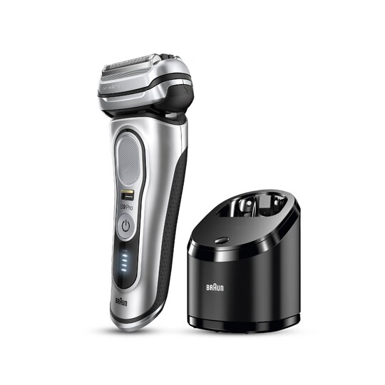 Braun Series 9 Pro 9467cc Silver Wet&Dry holicí strojek + 2 čisticí náplně