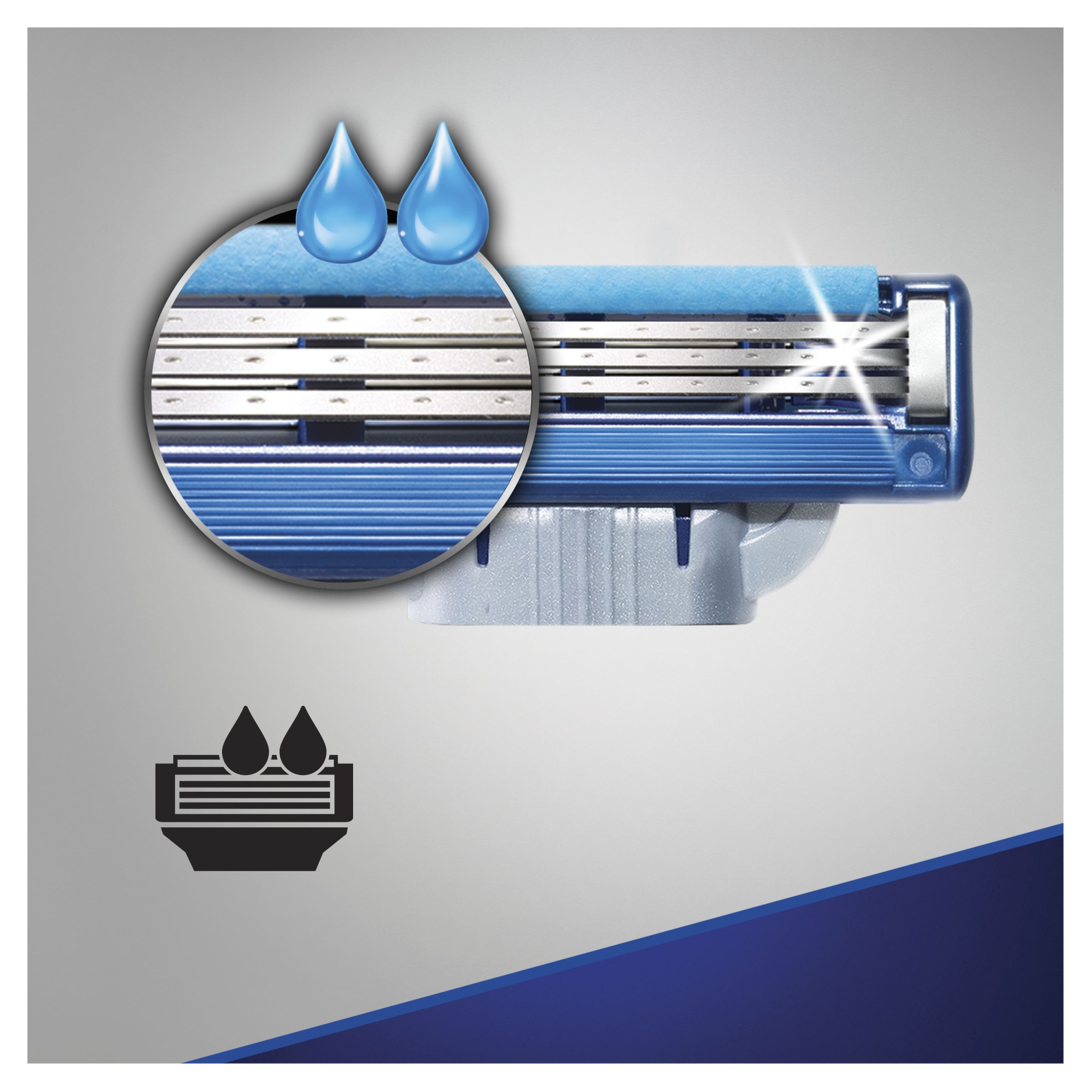 Gillette Mach3 Turbo náhradní hlavice 12 ks