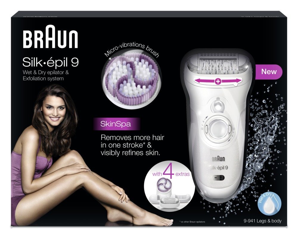 Braun Silk épil 9-941 Wet&Dry SkinSpa epilátor